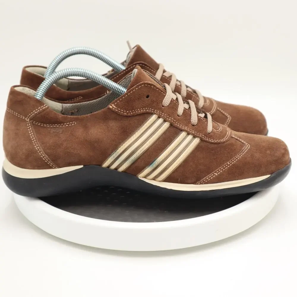 Vintage Skechers Collection Mens Size 10 Brown Italian Leather Suede Golf Shoes - Picture 5 of 15